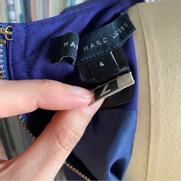 EUC MARC by MARC JACOBS Gold Button Bow Vest - size 4 - Picture 4 of 9